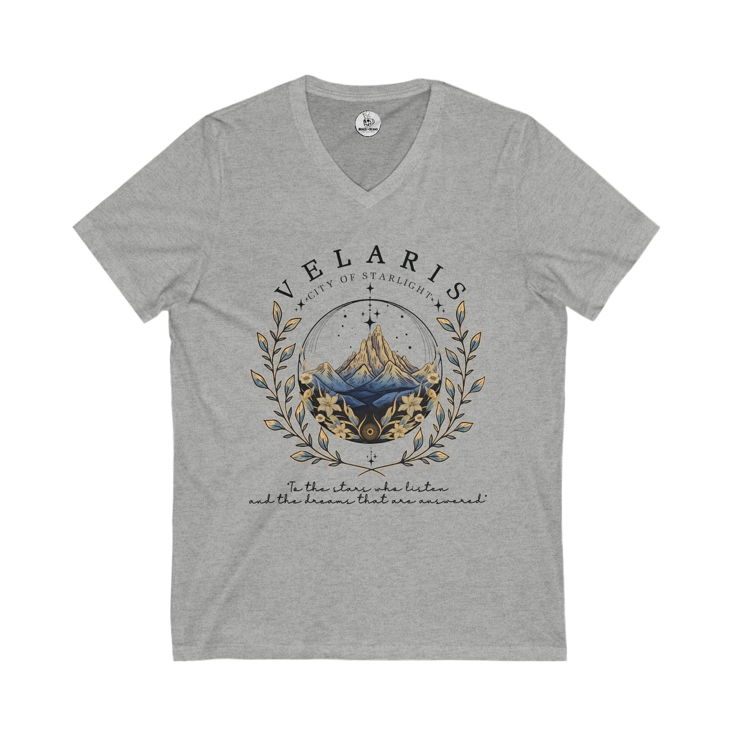 VELARIS Short Sleeve V-Neck Tee