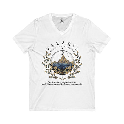 VELARIS Short Sleeve V-Neck Tee