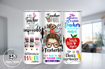 Teacher Life Tumbler - 20oz